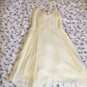 Abercrombie and Fitch yellow summer dress